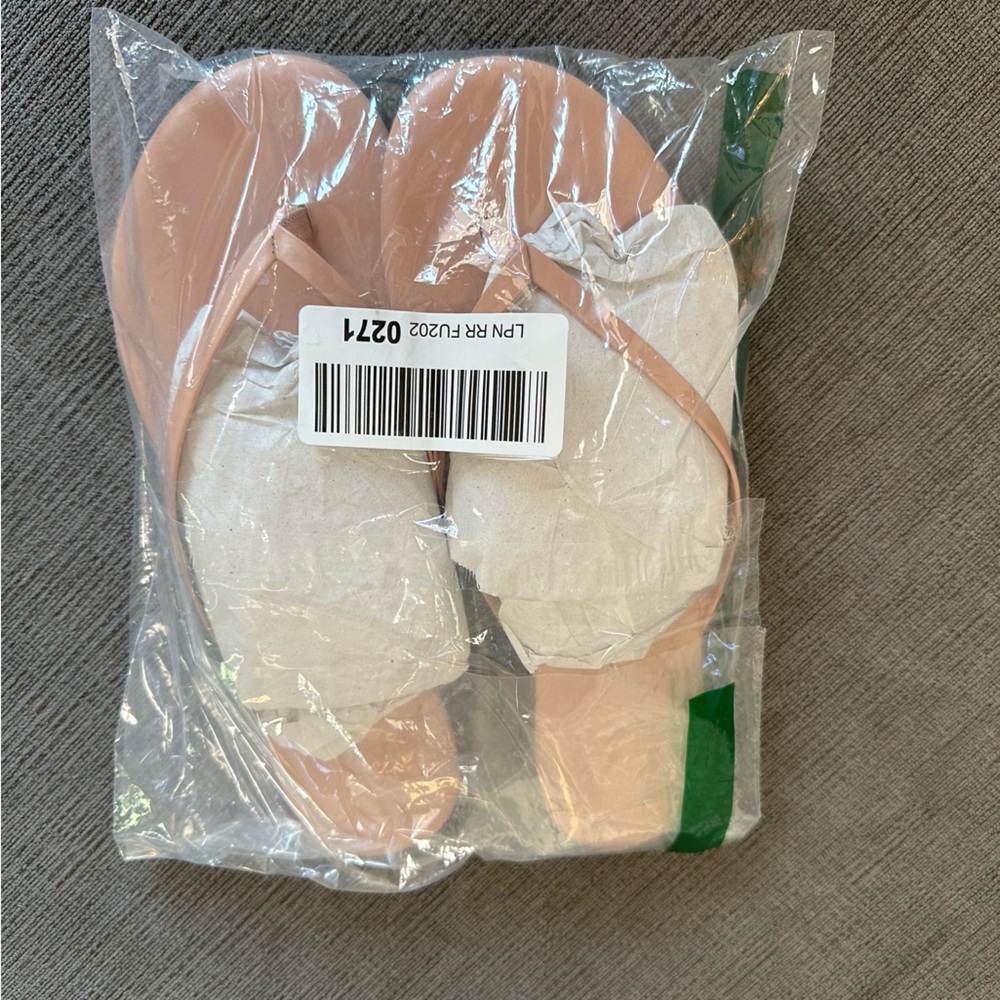 Brand never never worn Tkees sandals - size 8, nude beach